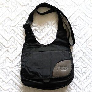 Overland Equipment Auburn Shoulder/Crossbody Bag -- Black/Dusty Blue -- EUC
